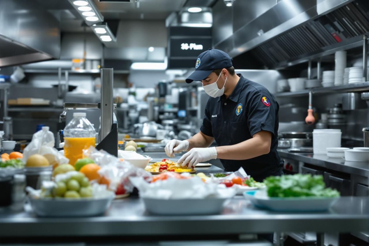 九一爆料 - 某城市发生重大食品安全事件，多家连锁餐厅被突击检查